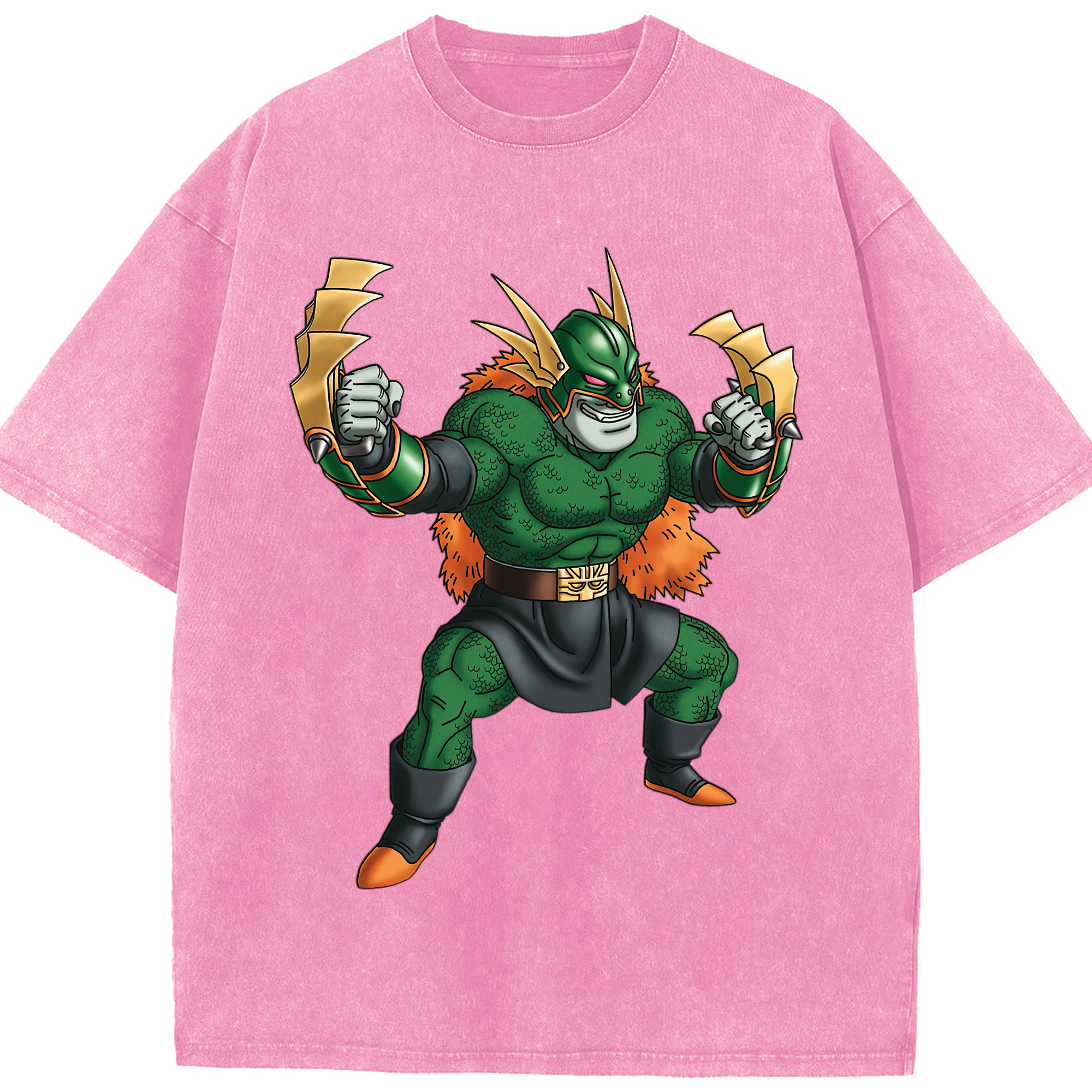 （画像用） ドラゴンクエスト Doragon Kuesuto Dragon Quest 綿100% ヴィンテージ風 半袖Tシャツ（フロントプリント）
